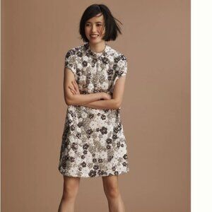 Anthropologie Mock-neck Sequin Dress